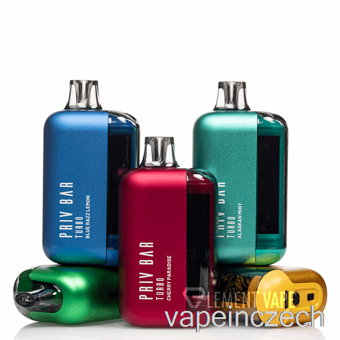Smok Priv Bar Turbo 15k Jednorázové Kiwi Slámové žvýkačkové Vape Pero